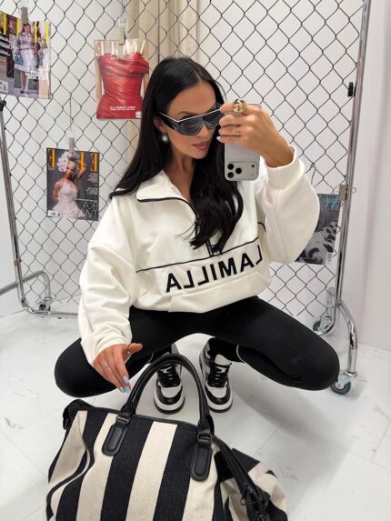 Biała bluza Aspen LaMilla bawełna