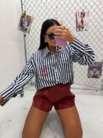 Koszula w granatowe paski LaMilla