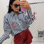 Koszula w granatowe paski LaMilla