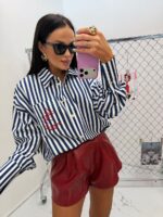 Koszula w granatowe paski LaMilla