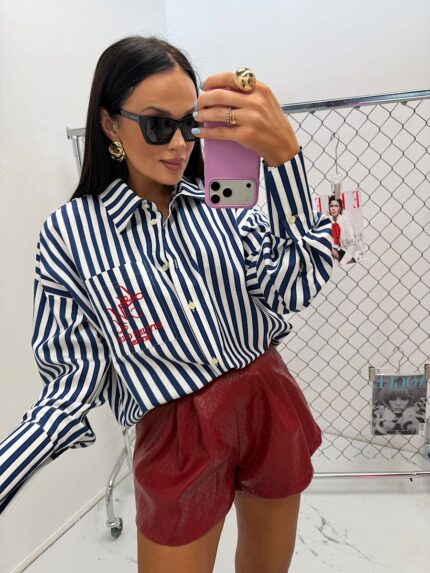 Koszula w granatowe paski LaMilla