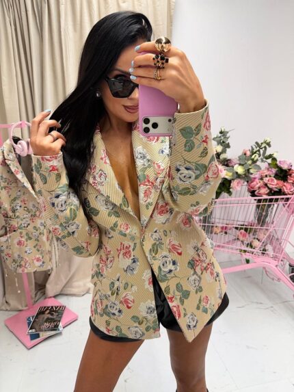 Marynarka w kwiaty LaMilla