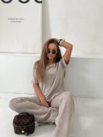 Jasno beżowy komplet Agatha Fashion