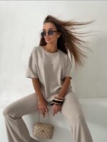 Jasno beżowy komplet Agatha Fashion