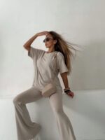 Jasno beżowy komplet Agatha Fashion