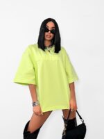 Limonkowy t-shirt LaMilla