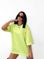 Limonkowy t-shirt LaMilla