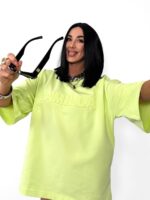 Limonkowy t-shirt LaMilla