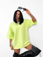 Limonkowy t-shirt LaMilla