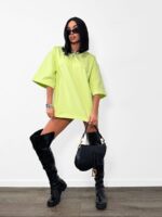 Limonkowy t-shirt LaMilla