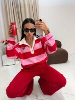 Czerwone dresowe spodnie LaMilla