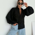 Czarna koszula Megi B