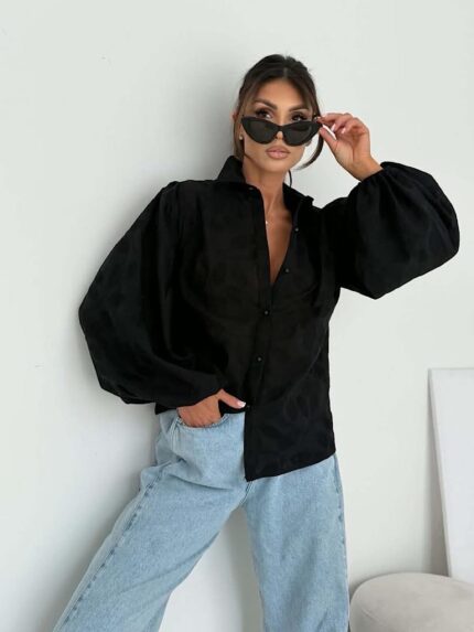 Czarna koszula Megi B