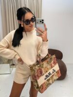 Torebka Rosalia LaMilla czarne logo