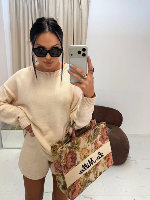 Torebka Rosalia LaMilla czarne logo