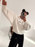 Biała bluza LaMilla z kapturem