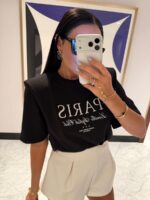 Czarny t-shirt LaMilla Paris