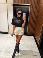 Czarny t-shirt LaMilla Paris