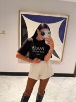 Czarny t-shirt LaMilla Paris