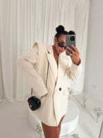 Jasno beżowa marynarka Wigilia LaMilla