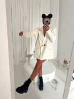 Jasno beżowa marynarka Wigilia LaMilla