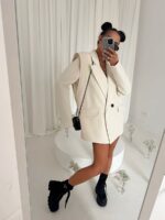 Jasno beżowa marynarka Wigilia LaMilla