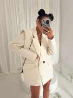 Jasno beżowa marynarka Wigilia LaMilla