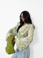 Wiązana bluzka LaMilla z cytrynkami