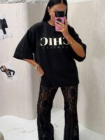 Czarny t-shirt Chic LaMilla