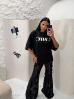 Czarny t-shirt Chic LaMilla