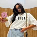 Biały t-shirt Chic LaMilla