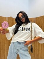 Biały t-shirt Chic LaMilla