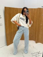 Biały t-shirt Chic LaMilla