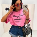 Różowy t-shirt LaMilla Summer