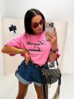Różowy t-shirt LaMilla Summer