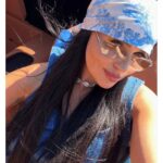 Niebieska chusta Dior LaMilla