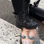 Buty Botki LaMilla z kwiatami