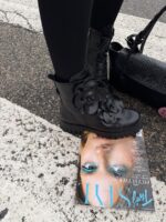Buty Botki LaMilla z kwiatami